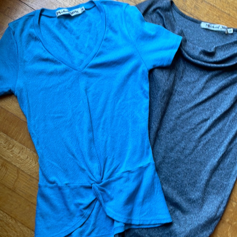 2 Michael Stars shirts